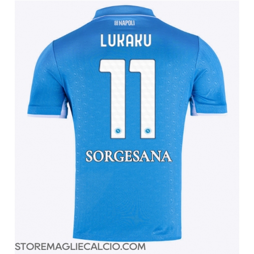 SSC Napoli Romelu Lukaku #11 Maglia Gara Casa Repliche 2024-25 Maniche Corte SSC Napoli Romelu Lukaku #11 Maglia Gara Casa Repliche 2024-25 Maniche Corte